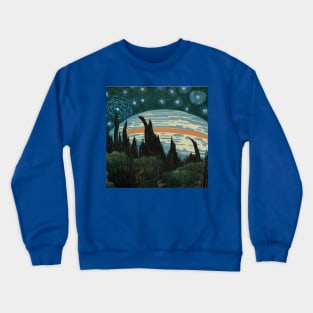 Starry Night in Kashyyyk Crewneck Sweatshirt